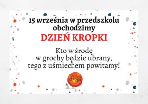 Read more about the article Dzień Kropki