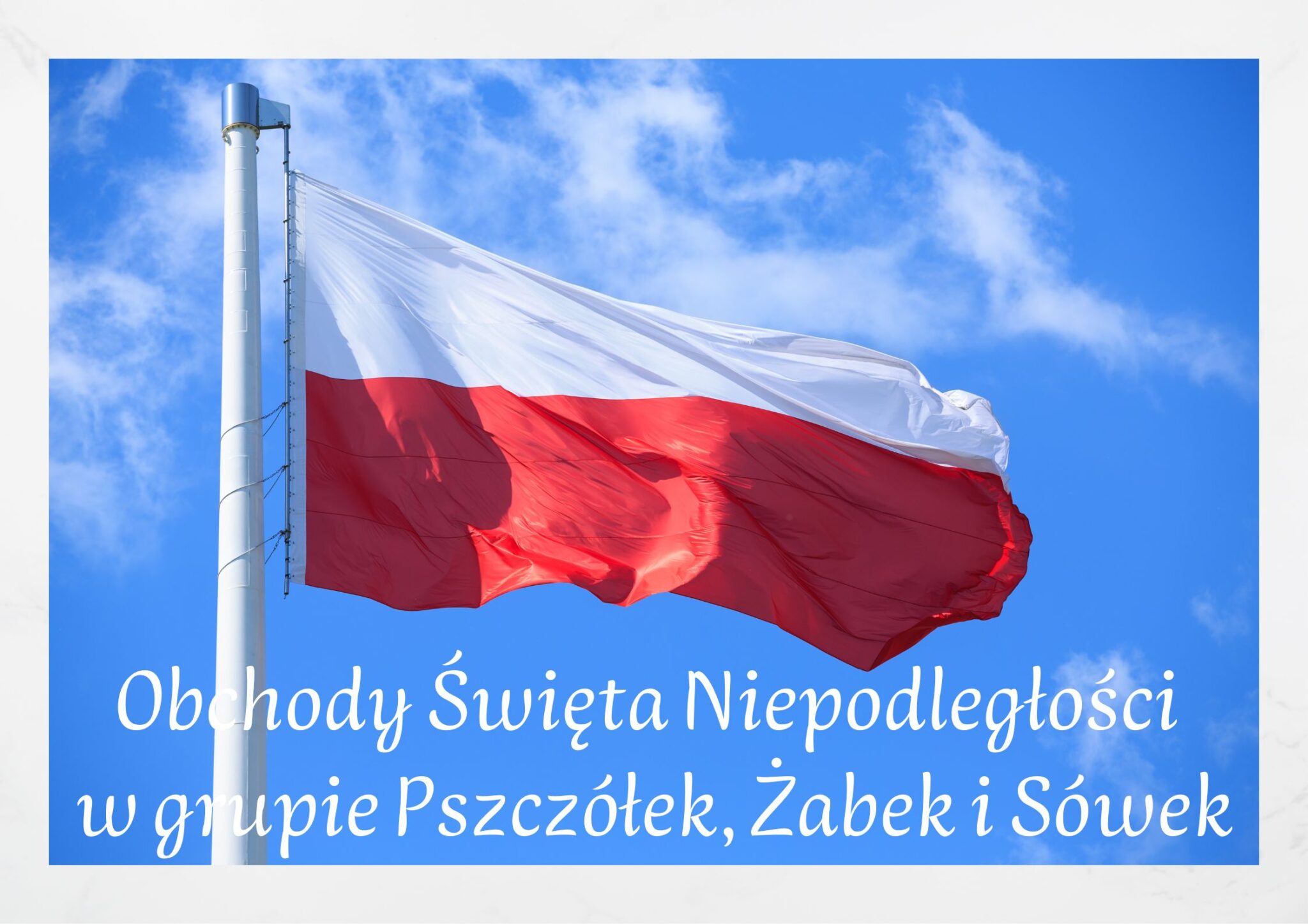 You are currently viewing Obchody Święta Niepodległości  w grupie Pszczółek, Żabek i Sówek